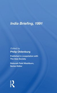 bokomslag India Briefing, 1991