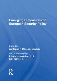 bokomslag Emerging Dimensions of European Security Policy