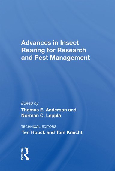 bokomslag Advances In Insect Rearing For Research And Pest Management