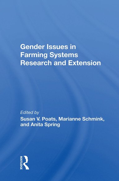 bokomslag Gender Issues in Farming Systems Research and Extension