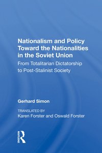 bokomslag Nationalism And Policy Toward The Nationalities In The Soviet Union