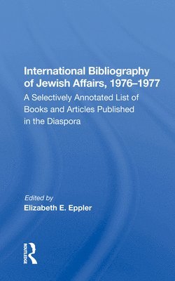 International Bibliography of Jewish Affairs, 1976-1977 1