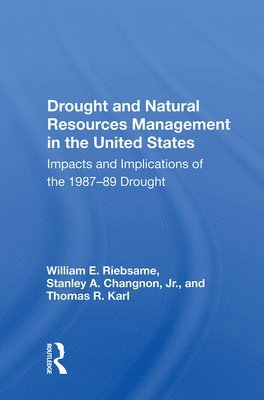 bokomslag Drought and Natural Resources Management in the United States