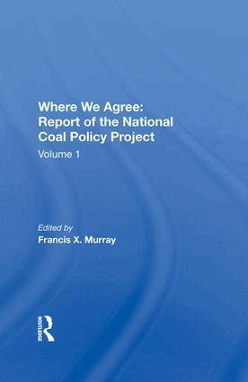 Christopher Murray - National Coal Policy Vol 1, Inbunden