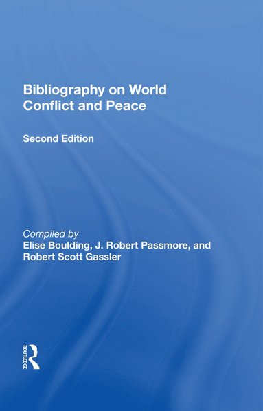 bokomslag Bibliography On World Conflict And Peace