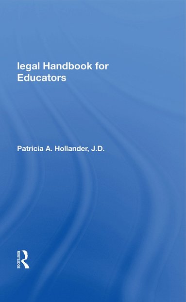 bokomslag Legal Handbook For Educators