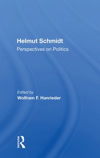 bokomslag Helmut Schmidt: Perspectives On Politics