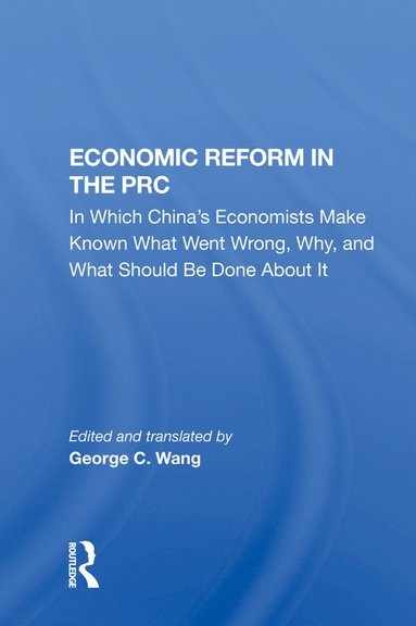 bokomslag Economic Reform In The Prc