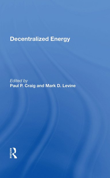 bokomslag Decentralized Energy