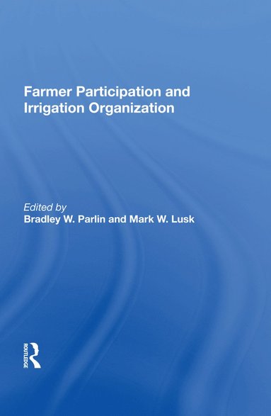 bokomslag Farmer Participation And Irrigation Organization