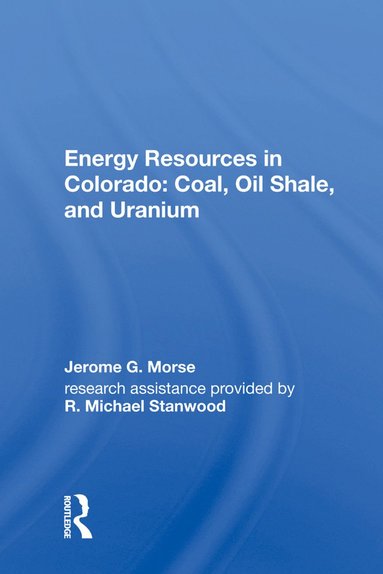 bokomslag Energy Resources In Colo