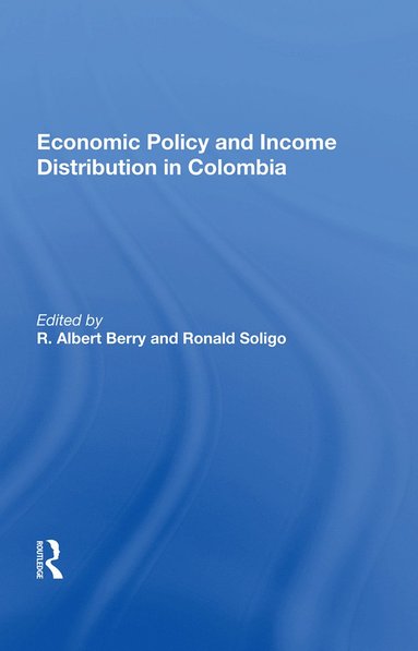 bokomslag Economic Policy And Income Distribution In Colombia