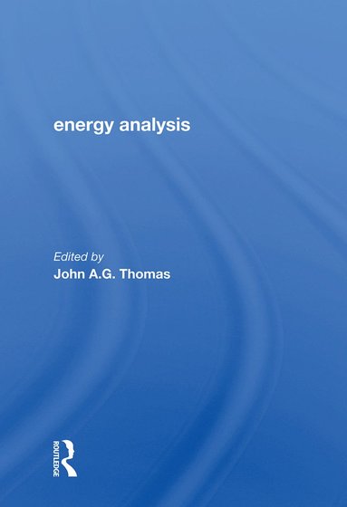 bokomslag Energy Analysis