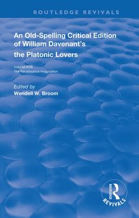 bokomslag William Davenant's The Platonic Lovers