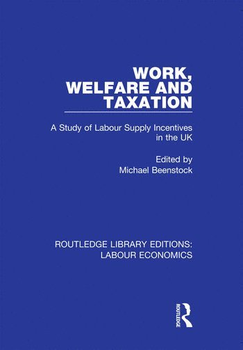 bokomslag Work, Welfare and Taxation