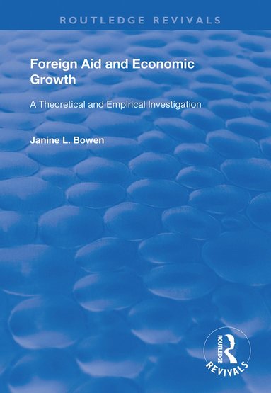 bokomslag Foreign Aid and Economic Growth