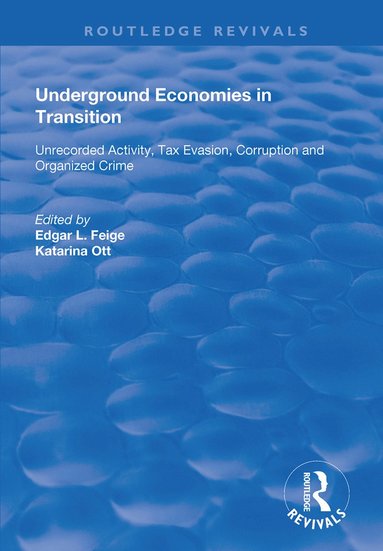 bokomslag Underground Economies in Transition