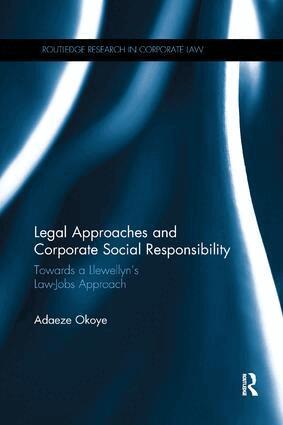 Adaeze Okoye - Legal Approaches and Corporate Social Responsibility, Häftad
