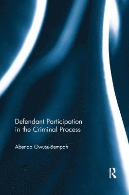 bokomslag Defendant Participation in the Criminal Process