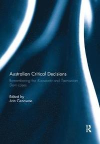 bokomslag Australian Critical Decisions
