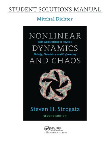 bokomslag Student Solutions Manual for Nonlinear Dynamics and Chaos, 2nd edition