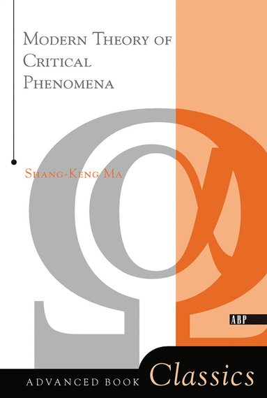 bokomslag Modern Theory Of Critical Phenomena