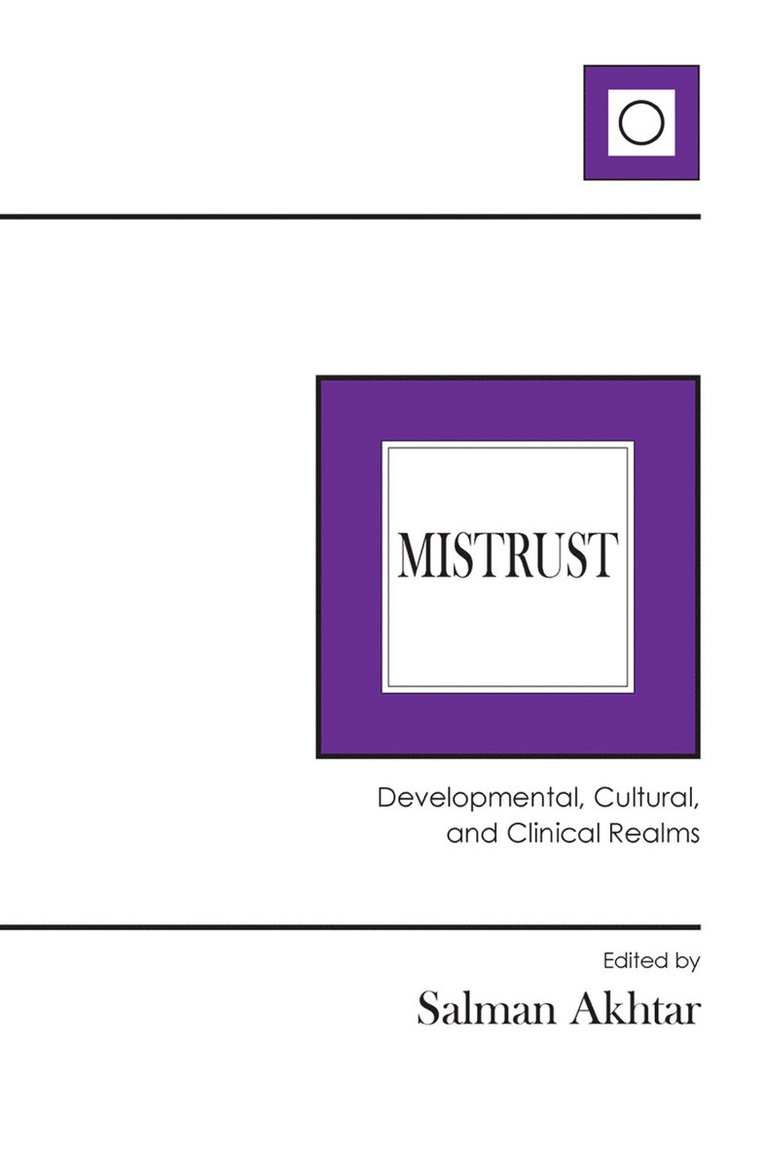 Salman Akhtar - Mistrust, Inbunden