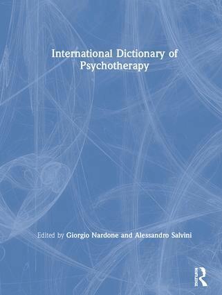 Giorgio Nardone, Alessandro Salvini - International Dictionary of Psychotherapy, Inbunden