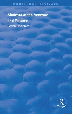 John Rickman - Census Reports: 1801, Inbunden