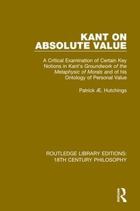bokomslag Kant on Absolute Value