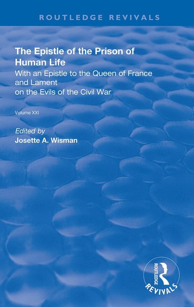 Christine de Pizan - Epistle of the Prison of Human Life, Häftad
