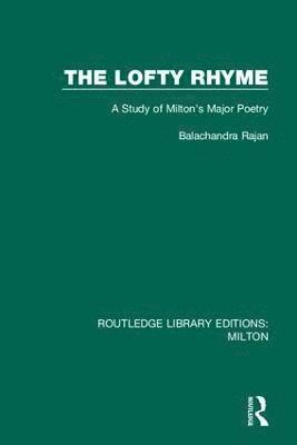 Rajan Balachandra, Balachandra Rajan - Lofty Rhyme, Inbunden