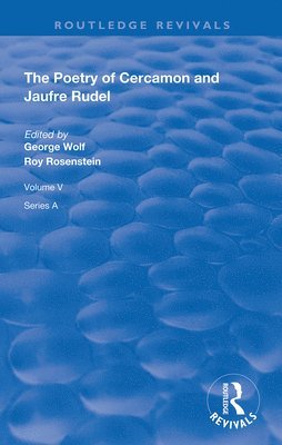 The Poetry of Cercamon and Jaufre Rudel 1