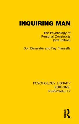 Don Bannister, Fay Fransella - Inquiring Man, Inbunden
