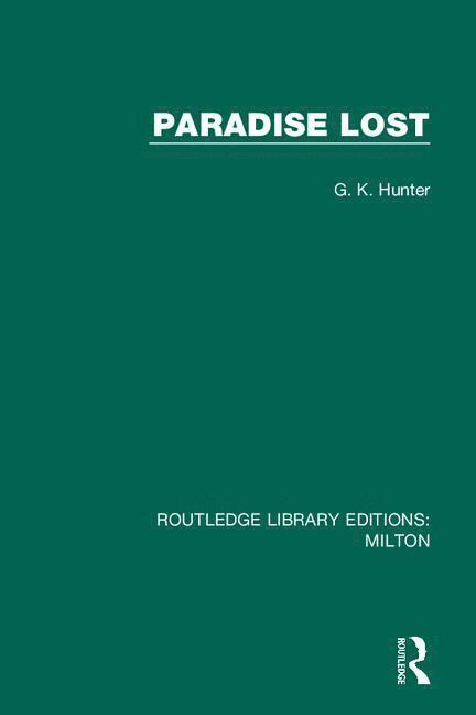G. K. Hunter - Paradise Lost, Häftad