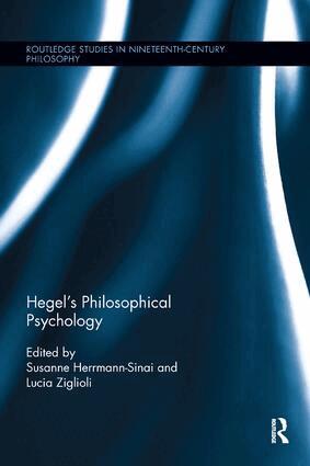 Susanne Herrmann-Sinai, Lucia Ziglioli - Hegel's Philosophical Psychology, Häftad