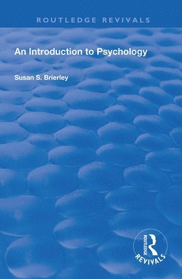 bokomslag An Introduction to Psychology