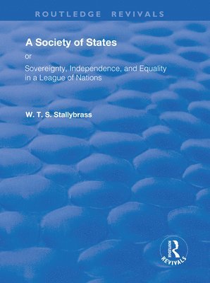 bokomslag A Society of States