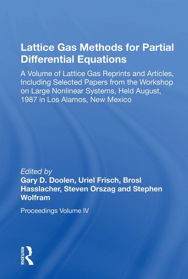 bokomslag Lattice Gas Methods For Partial Differential Equations