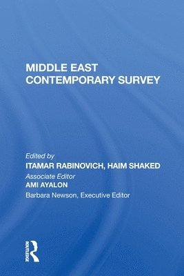 Middle East Contemporary Survey, Volume XI, 1987 1