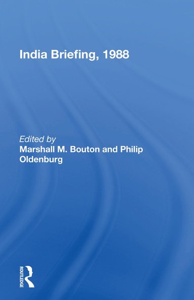 bokomslag India Briefing, 1988