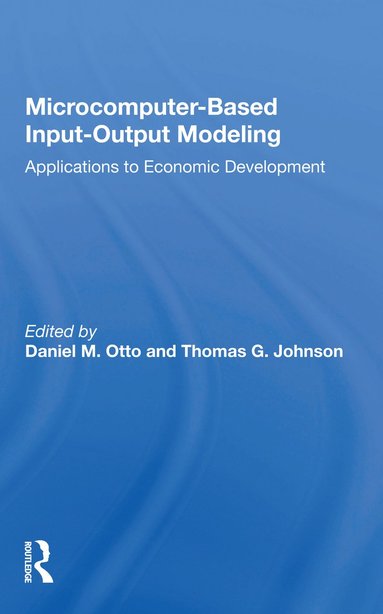 bokomslag Microcomputer Based Input-output Modeling