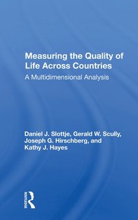 bokomslag Measuring The Quality Of Life Across Countries