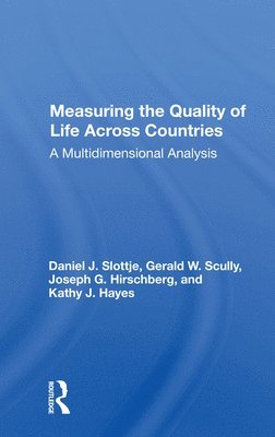 Measuring The Quality Of Life Across Countries