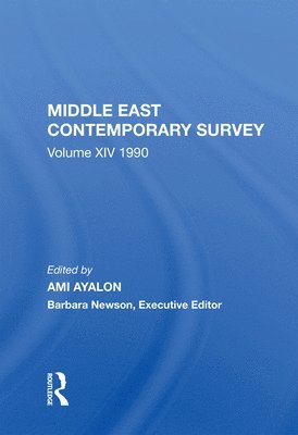 Middle East Contemporary Survey, Volume Xiv: 1990 1