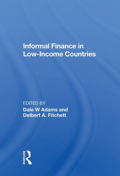 bokomslag Informal Finance In Low-income Countries