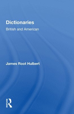 bokomslag Dictionaries British