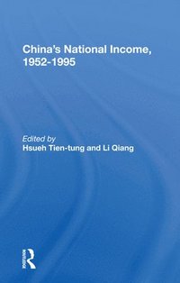 bokomslag China's National Income, 1952-1995