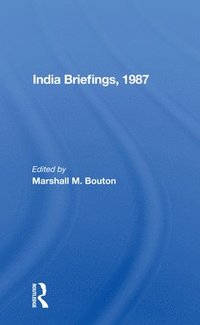 bokomslag India Briefing, 1987