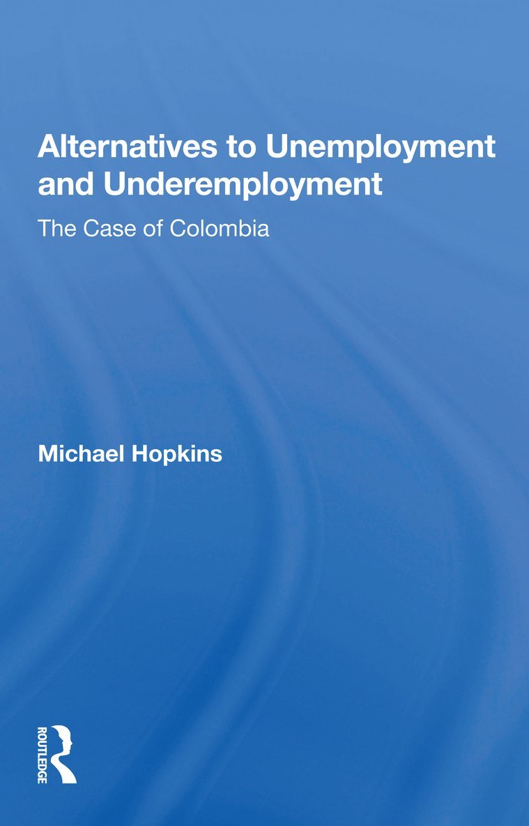 Michael Hopkins - Alternatives to Unemployment and Underemployment, Häftad